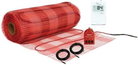 Nuheat Mesh 20 во x 9 ft N2M15 Електричен зрачен под-комплет за греење: NWENT CABLE CABLE 240V 15 квадратни метри пред-прилог