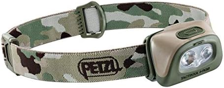 Petzl Tactikka +RGB фарови - Компактен и моќен 350 луменски фарови, за лов и риболов со бело или црвено осветлување - пустина