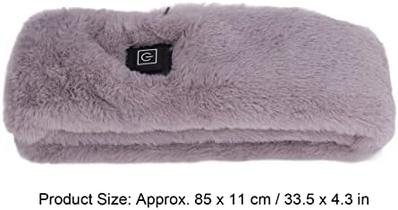 Luqeeg зимска загреана шамија што се полни, USB паметно полнење загреана обвивка за вратот, електрична подлога за греење кај жени мажи, топли