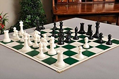 Куќата На Стаунтон-Хестингс Пластични Шаховски Сет-Фигури Само-3.875 Кралот-Црна &засилувач; Бела