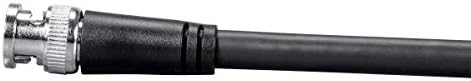 Кабел Monoprice SDI BNC - 250 стапки - црна, 12Gbps, 16 AWG, двоен бакар, алуминиумско заштитување, за пренесување на видео сигнали