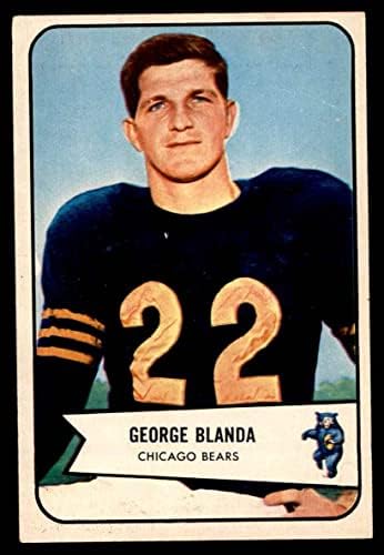1954 Bowman 23 George Blanda Chicago Bears Ex Bears Kentucky