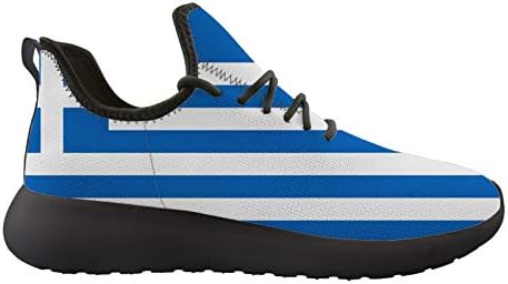 Грчко знаме на Овахсон, спортски обувки за мажи, тенис за дишење лесни чевли за лизгање на патики