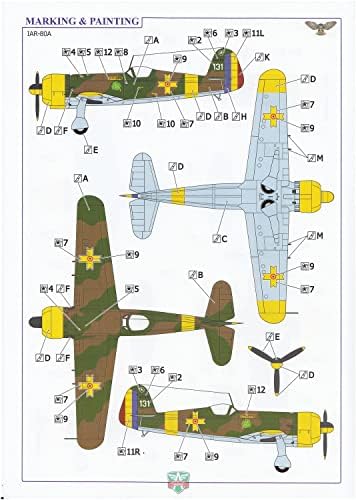 モデルズビット Модели бит MVS72013 1/72 Романски воздухопловни сили IAR-80A длабок бомбардер, пластичен модел