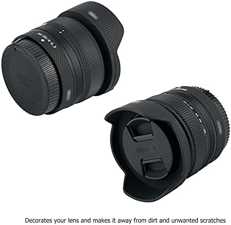 Комплет за обвивка против анти-пикап против абење на кожата за затрупаност за Nikon Nikkor Z 24-50mm F4-6.3 леќи предно капаче