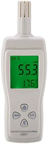 WODMB термометар Дигитален психометар - Мерач на мерач на влажност на температурата на задното осветлување со точката на росење и температурата