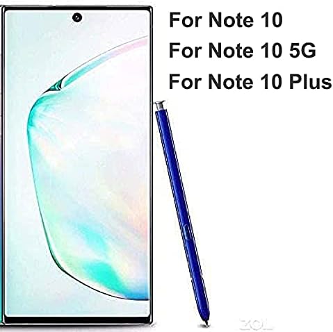 Сребрена галаксија белешка 10 плус пенкало за Samsung Galaxy Note 10 5G Допир на екранот на допир, за замена на пенкало за белешка 10, белешка 10 плус, белешка 10 ултра S пенкало + SIM e