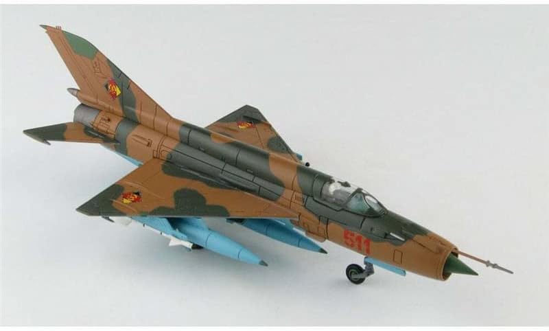 Hobby Master Air Power Series MIG-21MF Fishbed 511 JG-1 NVA Источна Германија 1/72 Diecast Aircraft претходно изграден модел