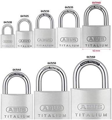 ABUS 64TI/40 40мм Titalium Padlock Keyed Ka6411