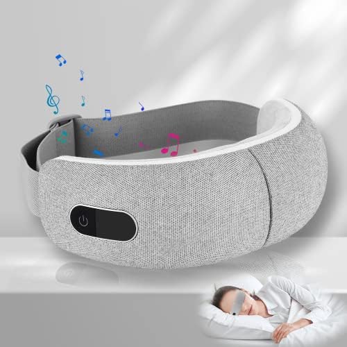 Massager Chbejyt Eye - Massager за очи со топлина за Bluetooth музика, преклопен загреан масажер за мигрена паметен масажер за очи