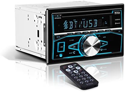ШЕФ Аудио Системи 850BRGB Автомобил Стерео Систем - Двојно Din, Bluetooth Аудио И Повикувајќи Главата Единица, Aux in, USB, Цд Плеер, Мулти