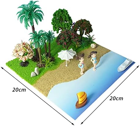 Есскирла летни сцени на плажа зграда Хо -скала сценографија комплети на плажа модели приказ за имагинација