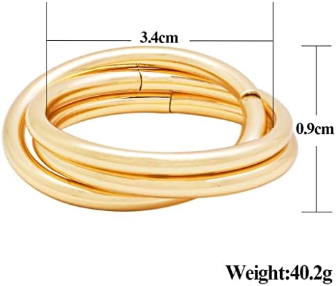 Llly 10 парчиња од три ланци креативен ланец метал салфетка тока салфетка прстен хотел табела за садови за уста крпа прстен