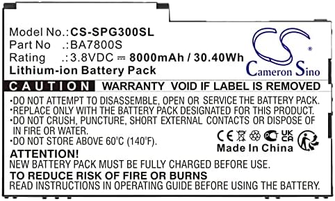 Камерон Сино батерија за геопросторни Spectra Sp30 P / N: BA7800S 8000mAh / 30.40Wh Li-Ion