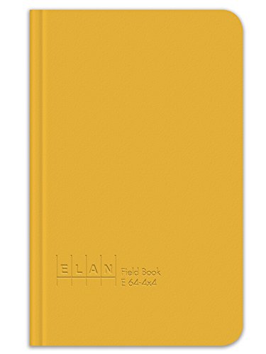 Компанија за издаваштво Елан-E64-4x4 YEL-24 E64-4X4 Теренска книга за геодетирање 4 ⅝ x 7 ¼, жолт капак