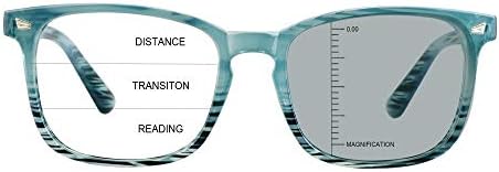 Јагнето Гроздобер плоштад прогресивни мултифокални презбиопични очила, фотохроми сиви очила за сонце за мажи жени читатели