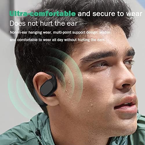 Слушалки за отворено Уво Безжични Блутут Слушалки За Спроводливост На Воздушни Коски Сет За Глава Bluetooth Отворено Уво Спроводливост Слушалки