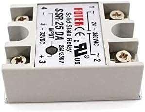 Exongy Solid State Relay SSR-10DA SSR-25DA SSR-40DA 10A 25A 40A всушност 3-32V DC до 24-380V AC SSR 10DA 25DA 40DA