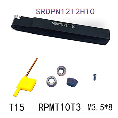 Зузмин 10 парчиња RPMT10T3 MOE R5 Индексирани Карбид Мелење Инсерти Сечилото Мелење Машина со 1/2 /12mm Srdpn1212h10индексабилен Карбид