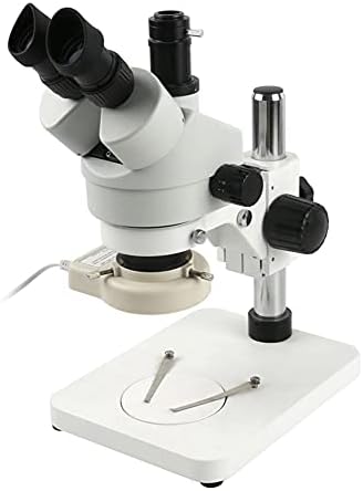 CXDTBH Индустриски Тринокуларен Стерео Микроскоп Зголемување Континуирано ЗУМИРАЊЕ 7X-45X ЗА Лабораториски Телефон Pcb Поправка Лемење
