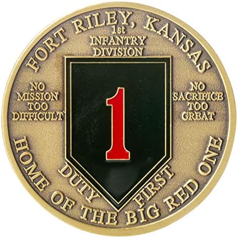 Армијата на Сад форт Рајли 1 Пешадиска Дивизија Дом На Големата Црвена Монета За Предизвик