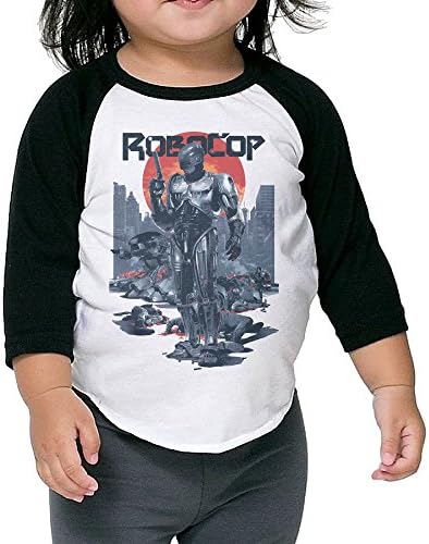 Телевизиски серии Robocop Cyberpunk Cilt Kids Unisex 3/4 ракав Раглан кошули