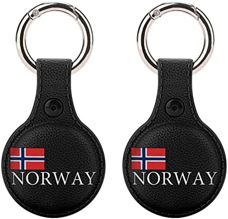Норвешка Национална Гордост Заштитна Футрола За Воздушни Ознаки Со Клучни Прстени Додатоци За Капакот На Тракерот