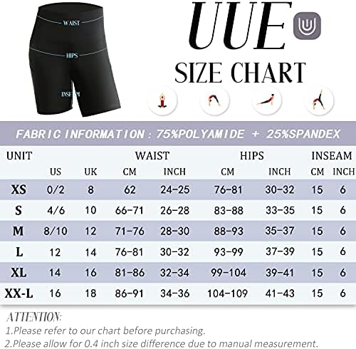 Уеи велосипедисти шорцеви за жени со високи половини од јога со џебови контрола на стомакот, 5 /6 женски теретани за вежбање
