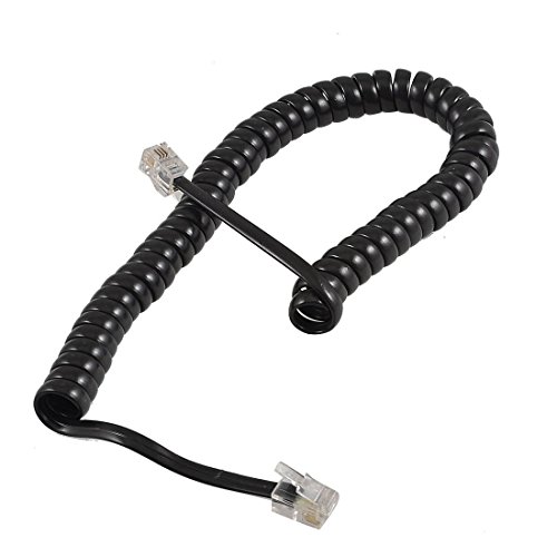 Телефонска кабелска кабелска кабелска кабел за телефонски кабел RJ9 4P4C кабел кабел црна