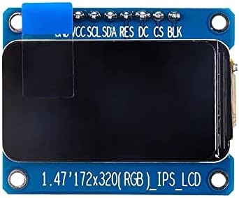 Rakstore 1,47 инчи 1,47 172x320 SPI целосна боја TFT HD IPS екран LCD LED дисплеј модул ST7789 Контролер 3.3V SPI интерфејс