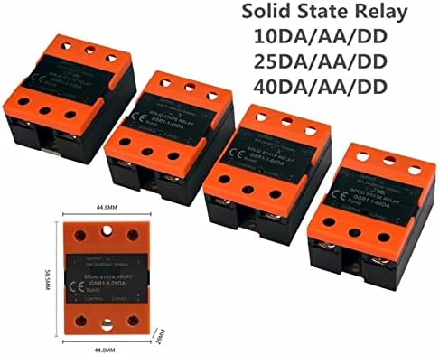 GSR1-1 Solid State Relay DC-AC DC-DC AC-AC ENTERASE SSR 10A 25A 40A 60A 80A 100A 120A без покритие 1 парчиња