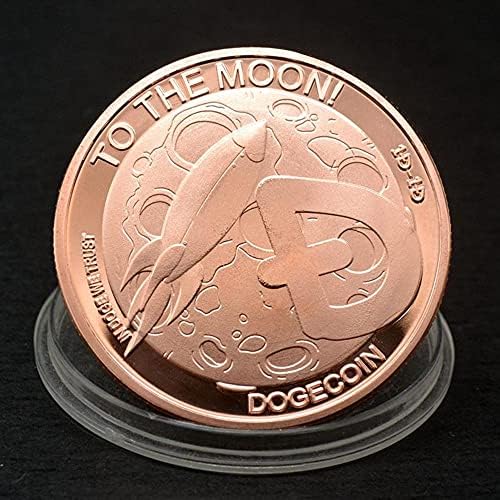 1 Мл Позлатена Кучешка Комеморативна Монета Позлатена Догекоин 2021 Со Ограничено Издание Колекционерска Монета Со Заштитно Куќиште