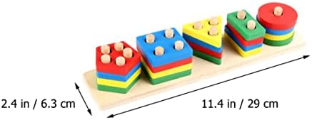 Оперитакс 3 Поставува Рано Образование Едукативни Играчки Градежни Блокови За Деца Загатка Дрвени Дете