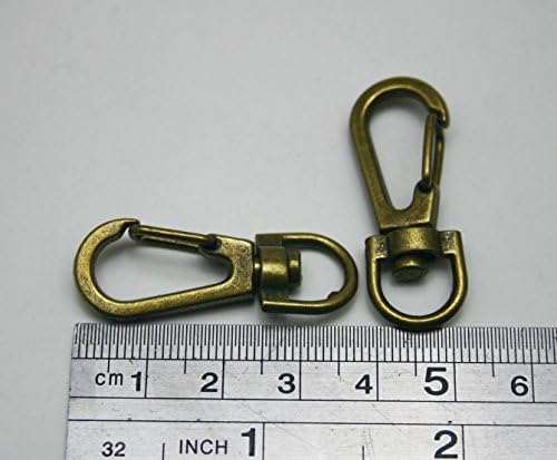Тјанбанг бронза 0,36 Внатрешен дијаметар овален прстен од јастог од јастог од јастог, преклопна за каиш од 15