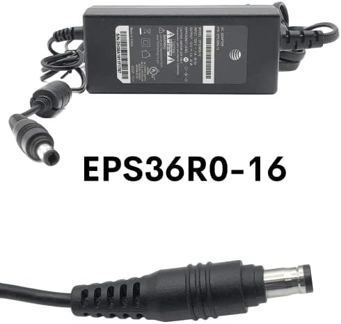 AT&T EPS36R0-16 / EPS36R0-40 AC адаптер за напојување за ARRIS Gateway модем BGW210-700, оригинален полнач за замена за модеми, рутери и други