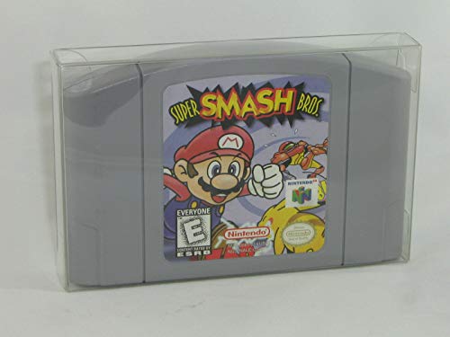 25 парчиња заштитник на пластична кутија за Nintendo N64 Касети кутии за заштита на ракави