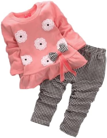 БОМДЕЛС Симпатична Симпатична Облека За Девојчиња за Бебиња 2 парчиња облека