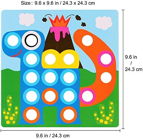 АМОСТИНГ Боја Појавување Мозаик Штипка Рано Учење Едукативни Играчки За Момчиња И Девојчиња
