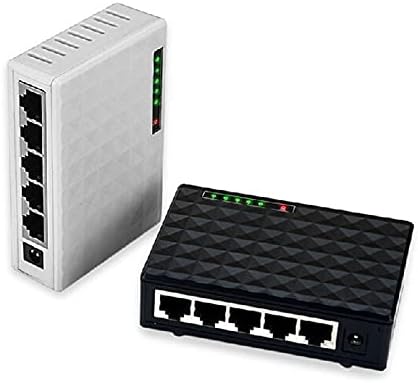 Конектори 5 порта Gigabit Switch 10/1 100/1000Mbps Gigabit Ethernet Network Switch LAN Hub Hub High Performance Ethernet паметен менувач -