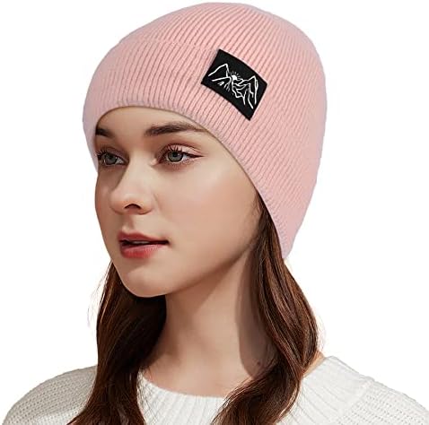 Muque Beanie капи за дизајни за мажи - планински бенеи руно наредени зимски топло плетено капаче манжетно слаби четки