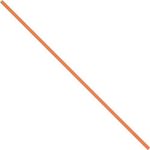 Кутија САД BPBT5O врски со пресврт на хартија, 5 x 5/32, портокалова