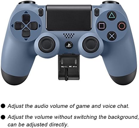 Адаптер за слушалки YoSoo Адаптер за аудио волумен за додатоци за игра PS4 VR