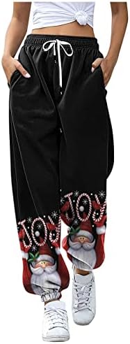 Зефер Божиќни женски џемпери со џемпери, дното на божицата со високи половини спортски салата, баги џогерски панталони салон панталони со џеб