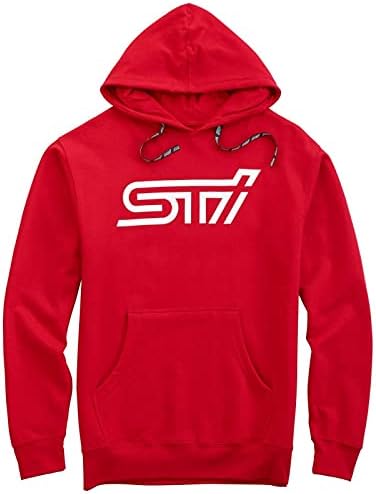 Subaru STI Hoodied Sweatshirt Swemshirt STI Официјално оригинално WRX Racing JDM ново црвено