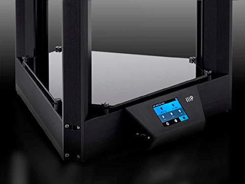 Monoprice Delta Pro 3D печатач со загреана плоча за градење стакло, автоматско израмнување, тројно вентилатор, подесување на