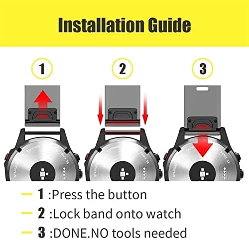 ЧЕКГДБ 26 22мм Ремени За Часовници За Брзо Ослободување За Гармин Феникс 6 6Х Про 5Х 5 плус 3ХР С60 МК1 Претходник 935 945 Лесна Силиконска нараквица