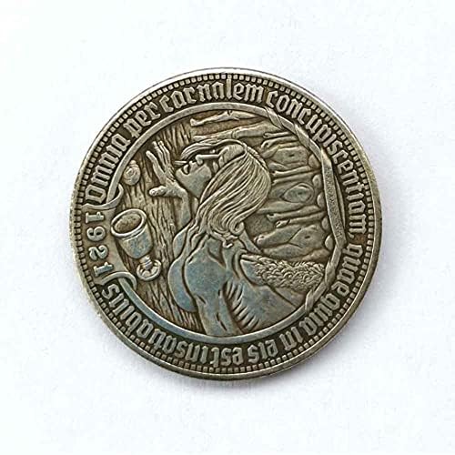 Морган девојка врежана никел интересна декорација комеморативна монета 1881 скитници на никел американски стар Морган откритие Историја