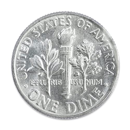 1963 P Roosevelt Dime 10c врвен скапоцен камен ретки 90% сребрен брилијантен нецирлиран албум BU Detail Bank Precious Hand избрана САД