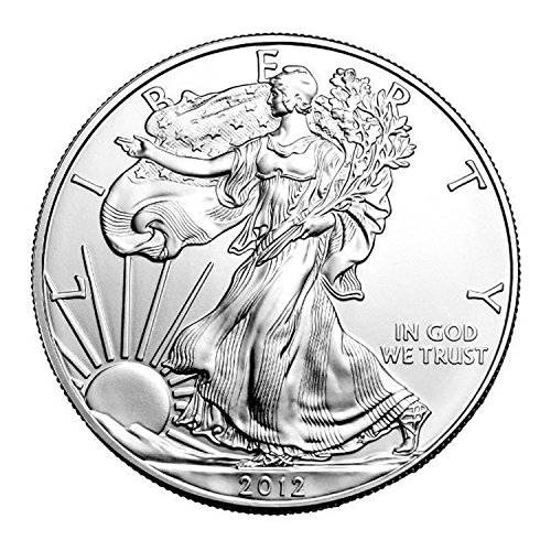 2012 Американски Сребрен Орел $1 Брилијантен Нециркулиран