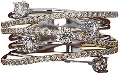 2023 Womenенски дијамантски дијамантски отворено прстен за поделба на цирконот за венчален прстен за венчален прстен кактус